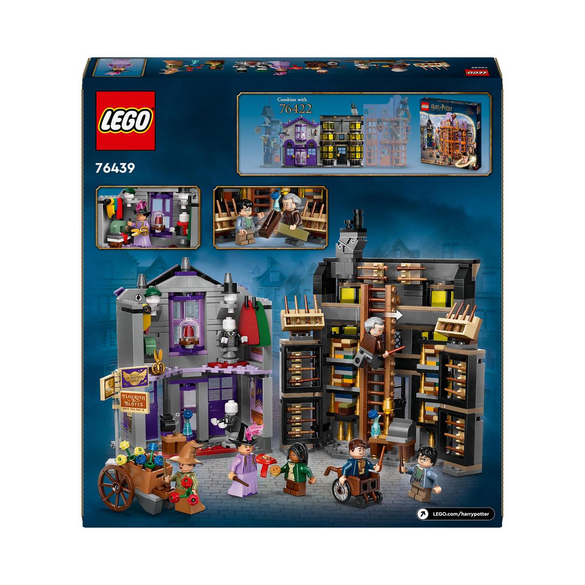 LEGO Harry Potter 76439, Ollivanders &amp; Madam Malkins klädnader