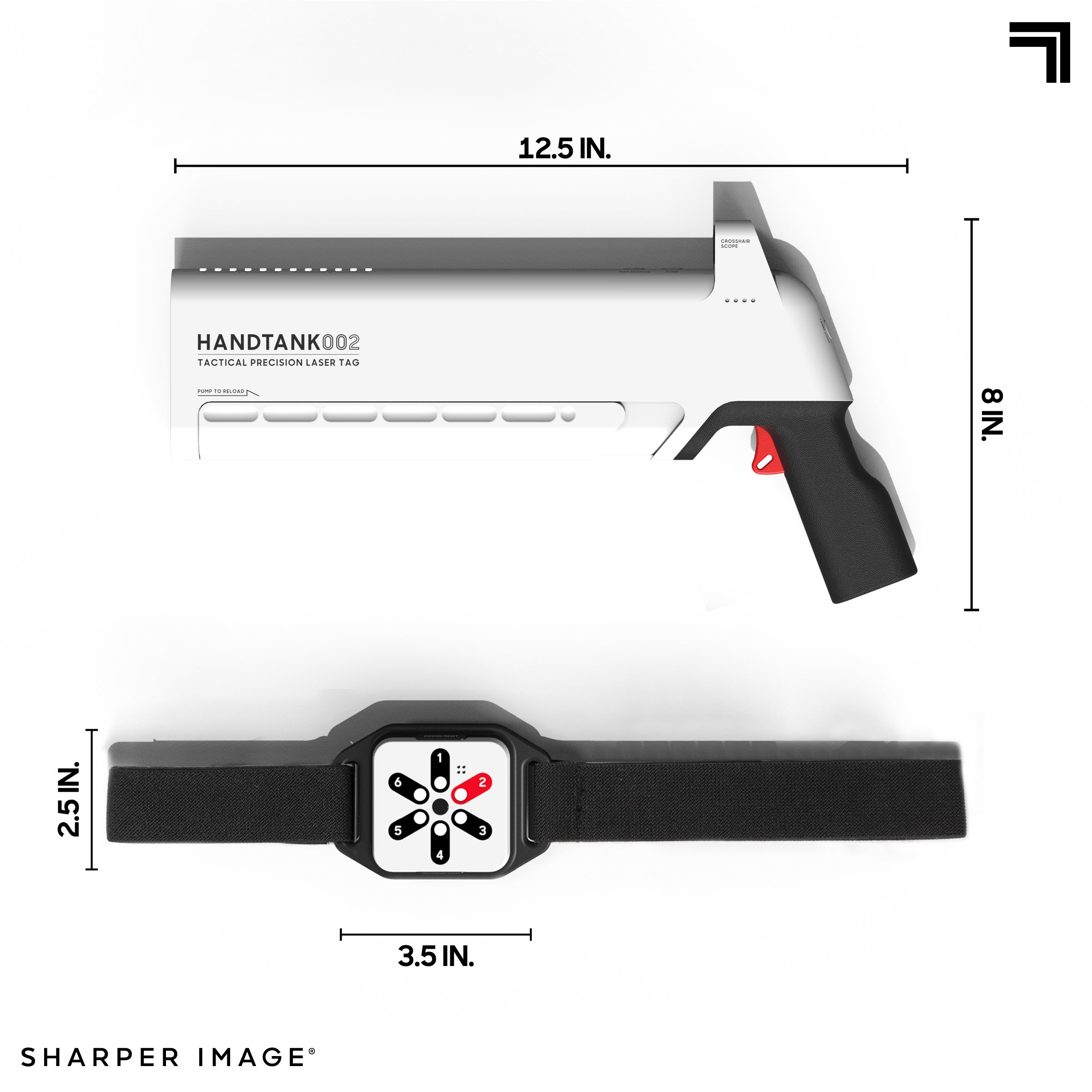 Sharper Image Laser Handtank Blast Pack