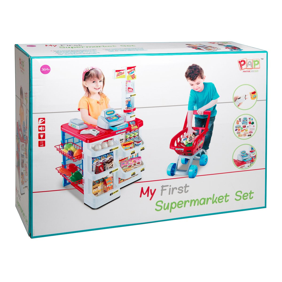 PAP, Supermarket kassa & kundvagn