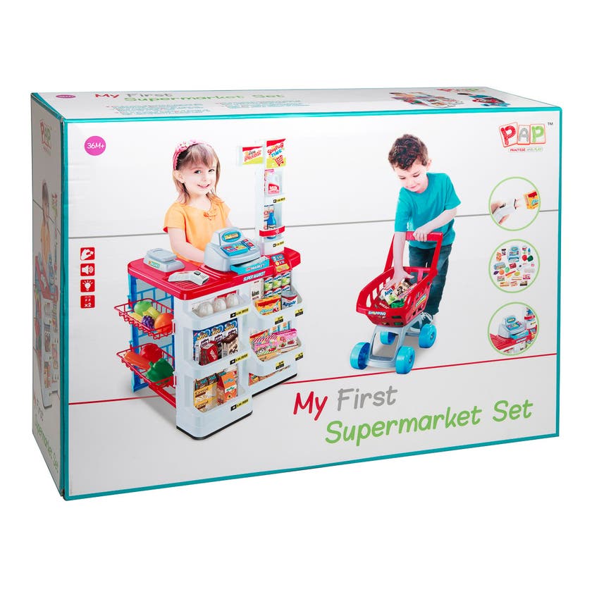 PAP, Supermarket kassa & kundvagn