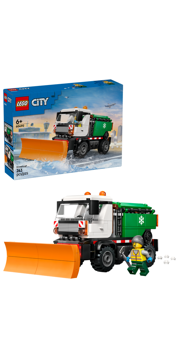 LEGO® City Snöplog Leksaksfordon med minifigur 60490