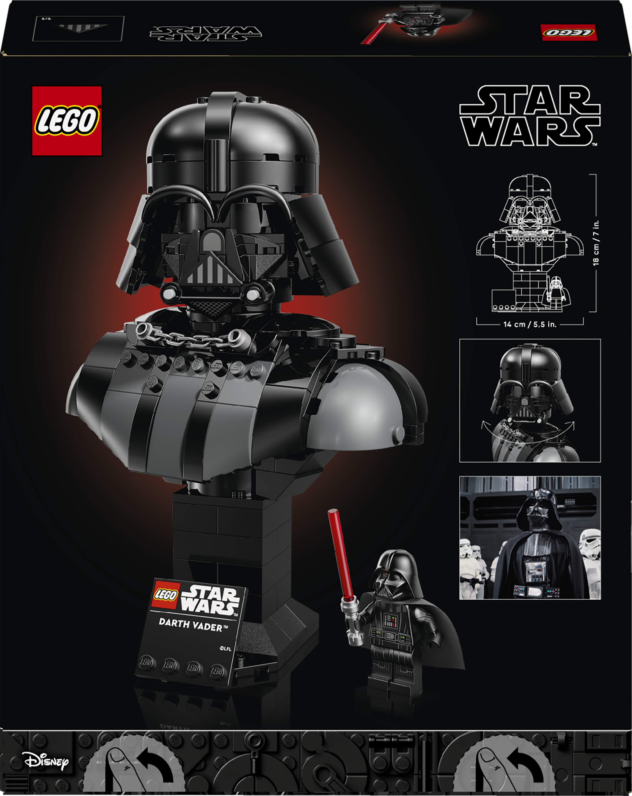 LEGO® Star Wars™ Darth Vader™ Bust Byggset 75439