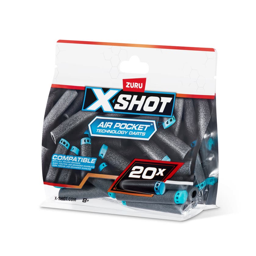 XSHOT Excel 20PK Refill Darts Foilbag