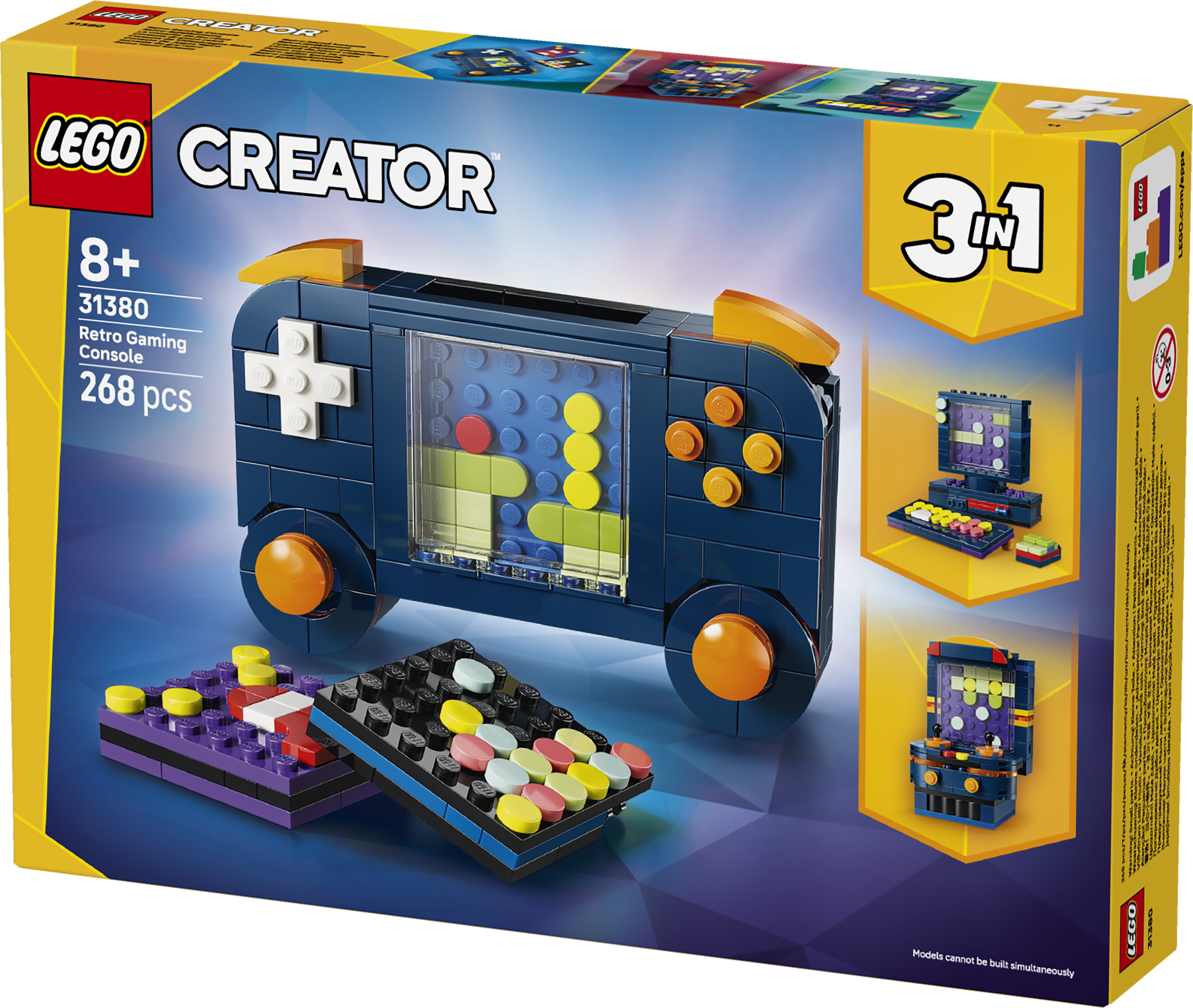 LEGO® Creator 3-i-1 Spelkonsol i retrostil Byggleksak 31380