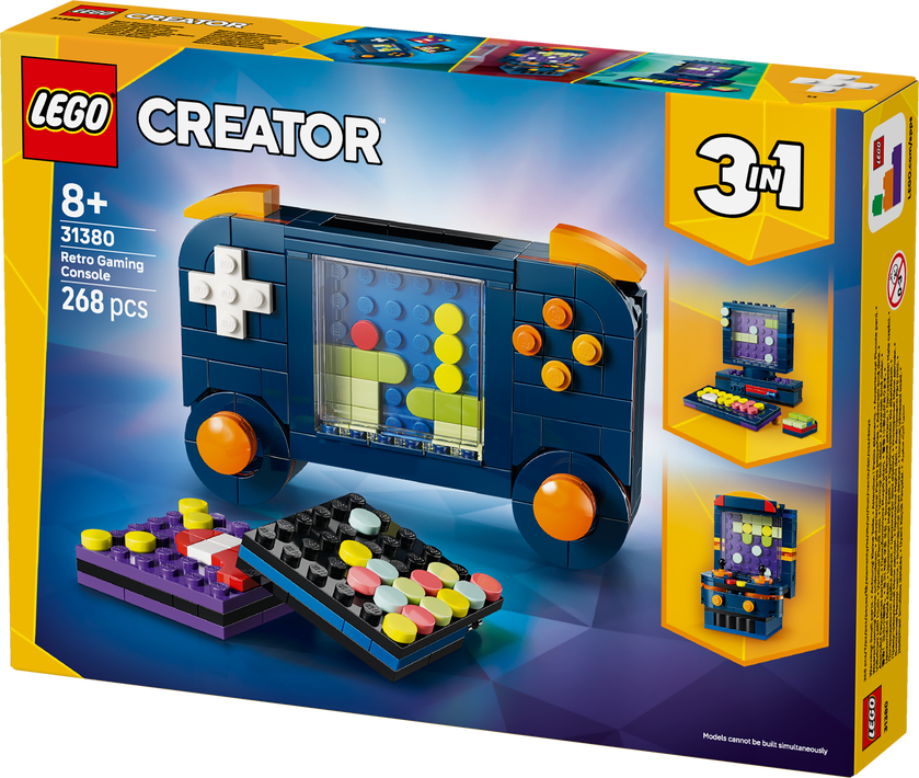 LEGO® Creator 3-i-1 Spelkonsol i retrostil Byggleksak 31380