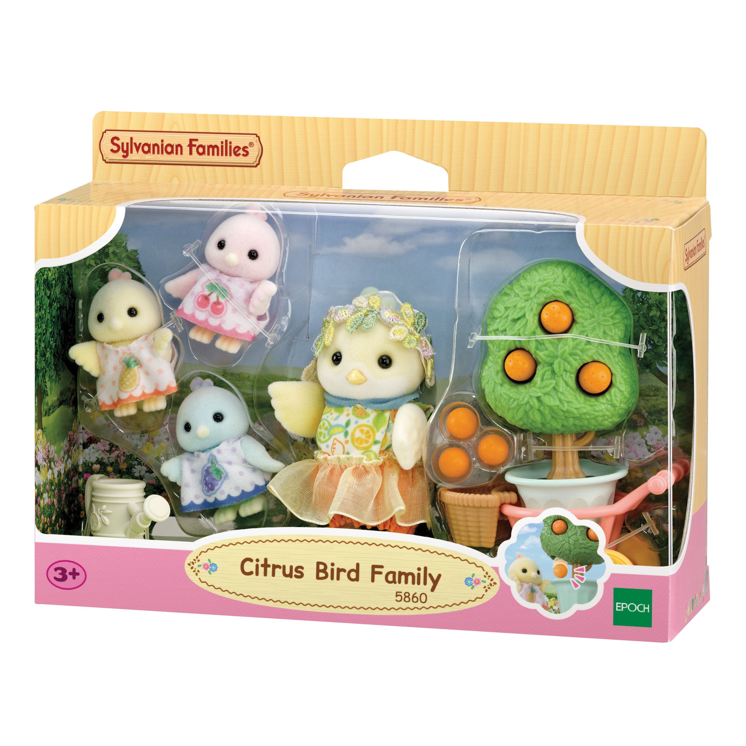 Sylvanian Families - Citrus Bird Family