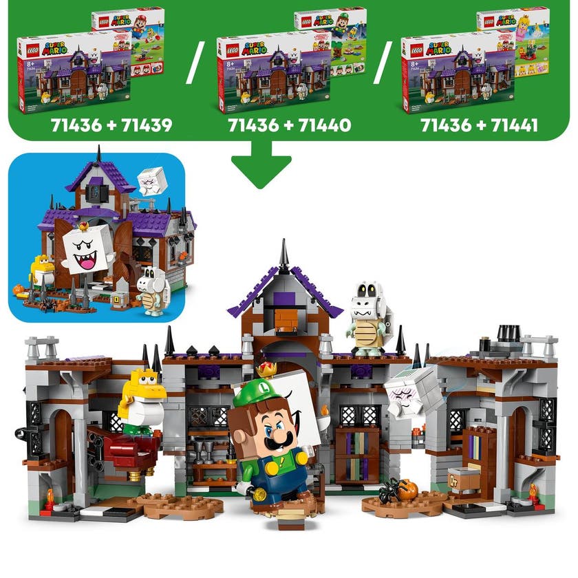 LEGO Super Mario 71436, King Boos hemsökta herrgård