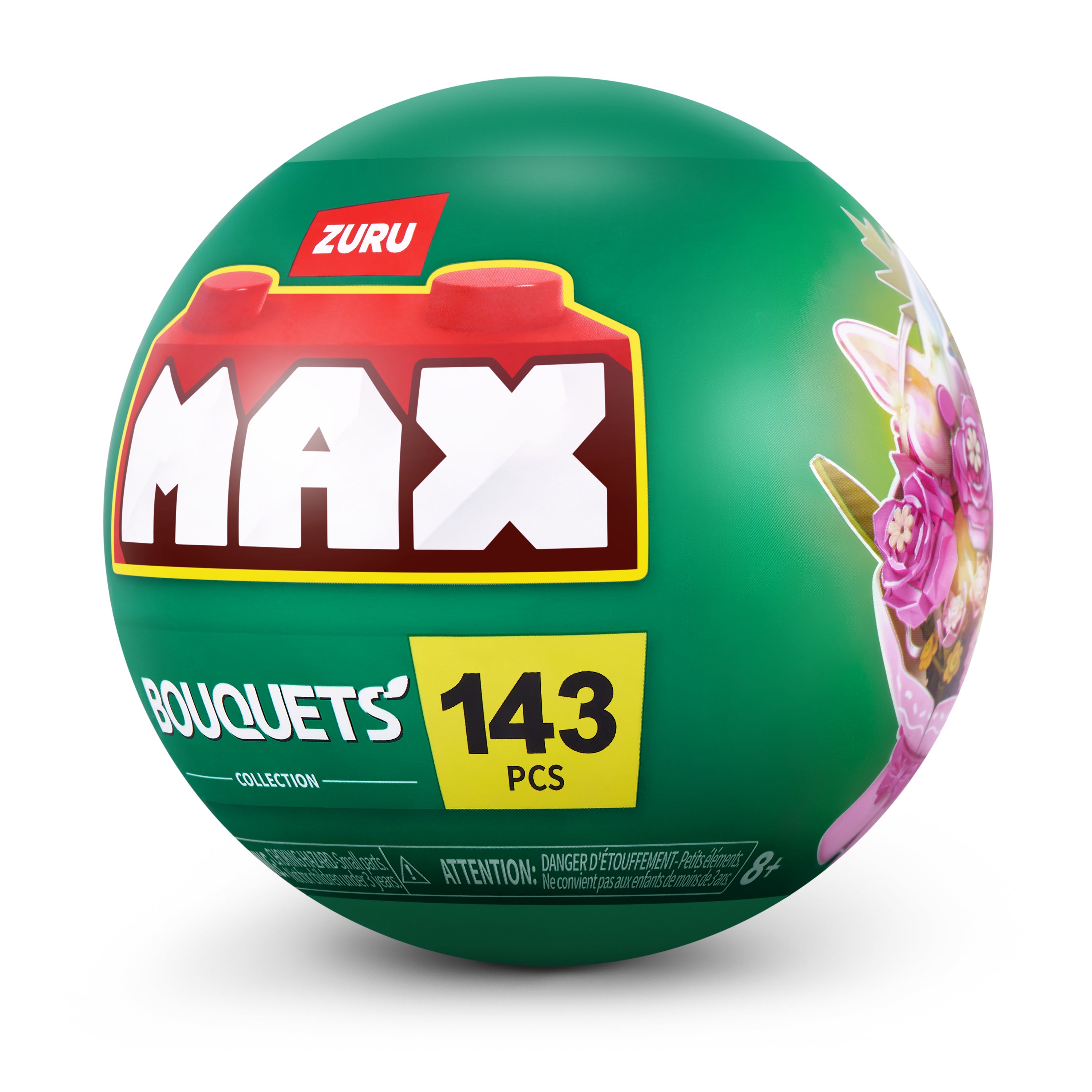 MAX Build More LED-blombukett Rosa
