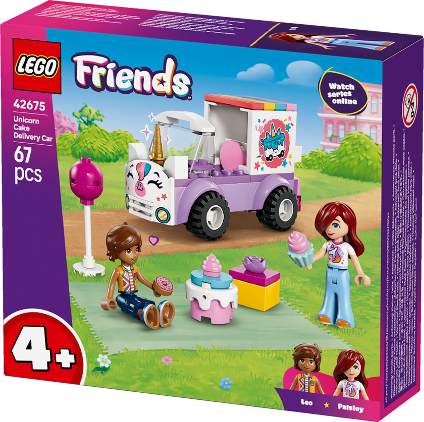 LEGO® Friends Enhörningsbil för tårtleveranser Leksak 42675