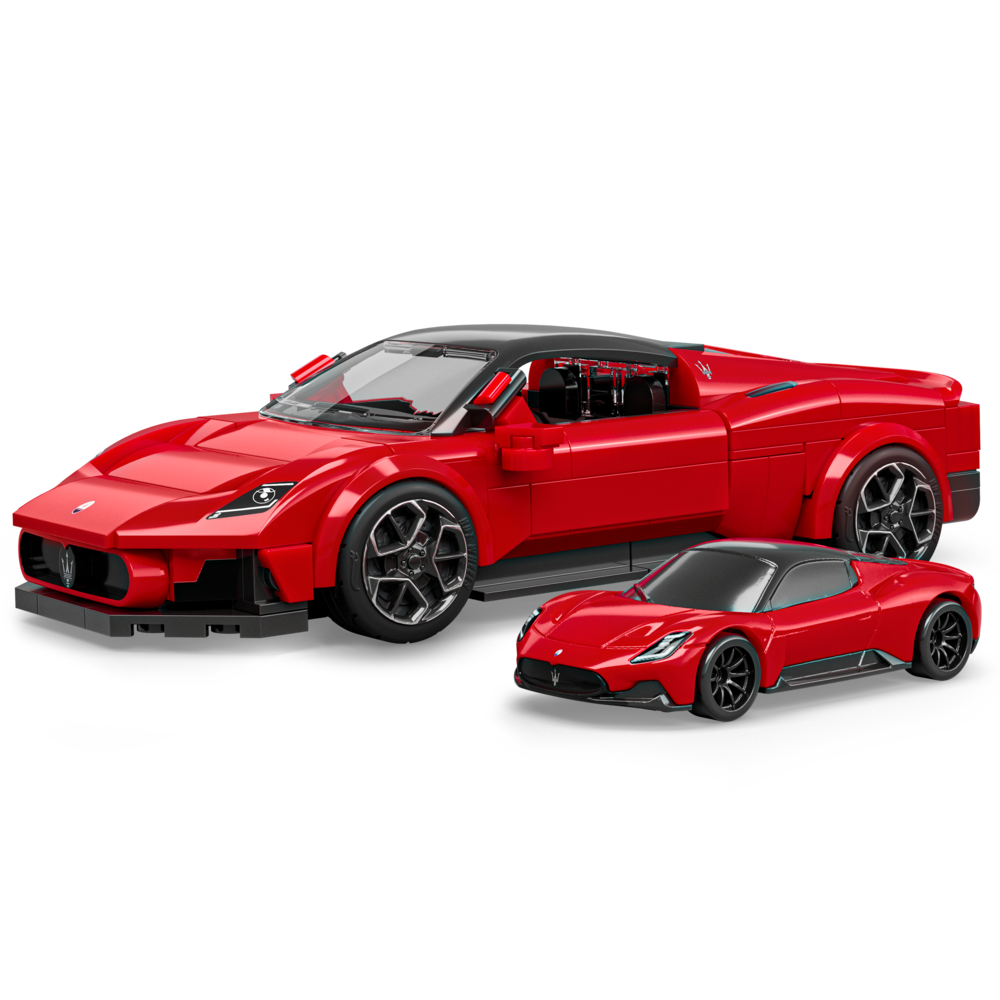 Mattel Brick Shop Hot Wheels Maserati MC20-byggsats