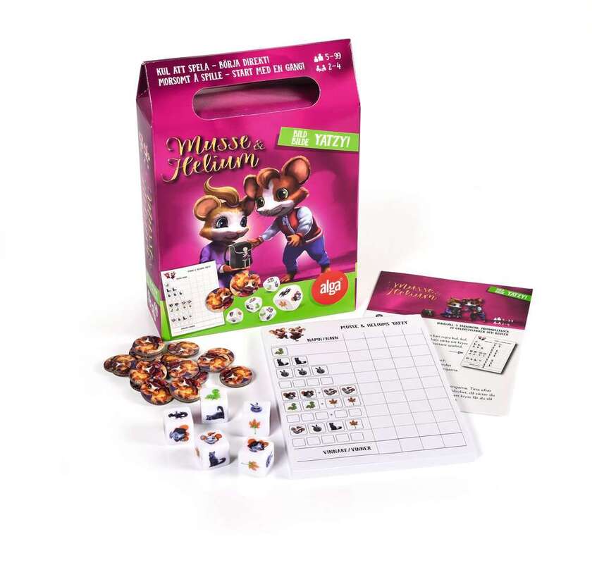 Alga, Musse & Heliums Jakten på tärningarna
