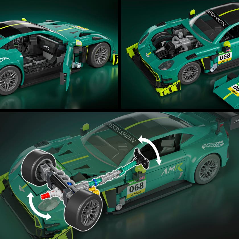 Mattel Brick Shop Hot Wheels 24 Aston Martin Vantage GT3