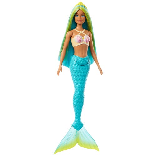 Barbie Mermaid - Blått/Grönt Hår