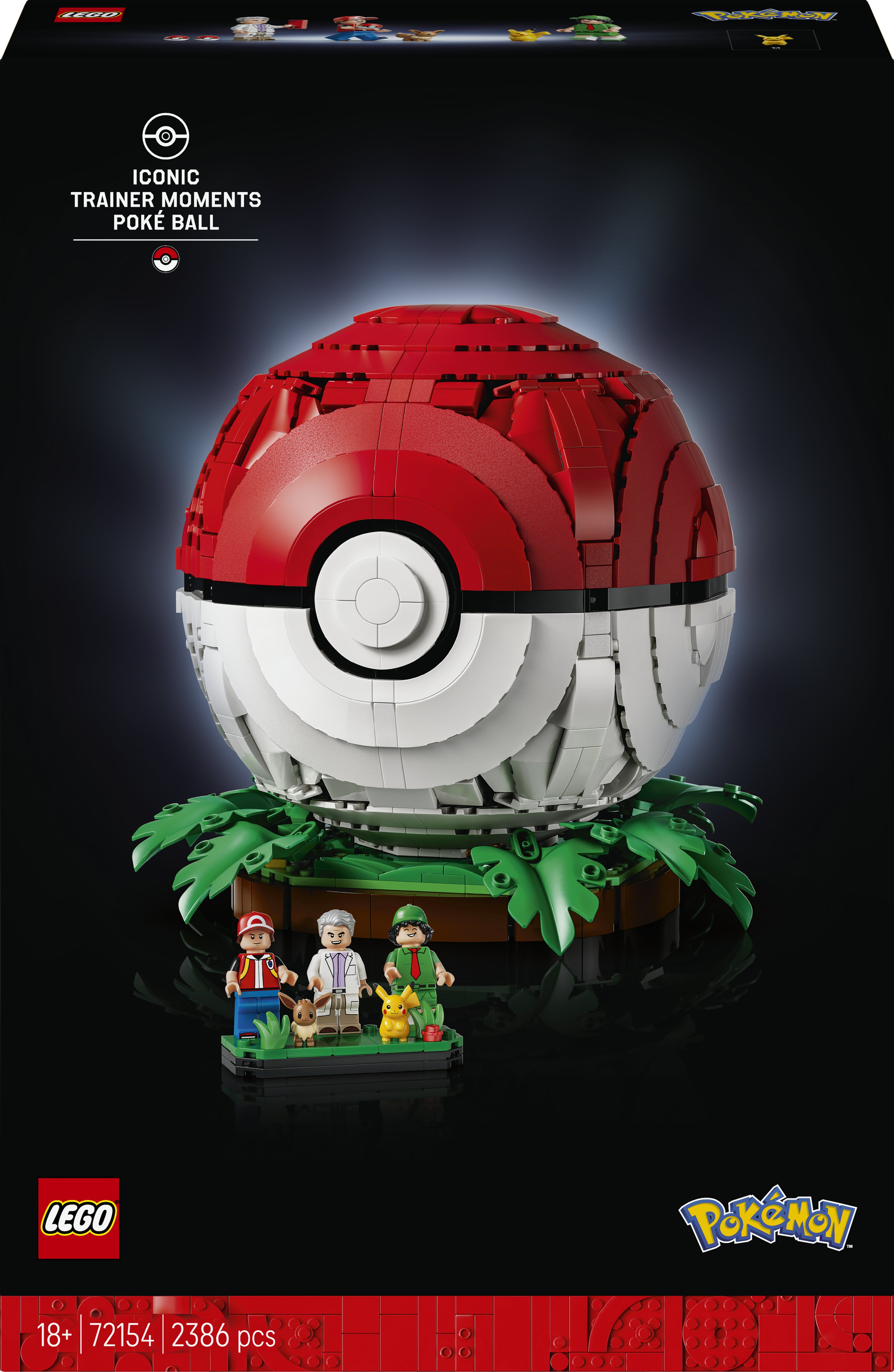 LEGO® Pokémon Ikoniska Tränarmomenten Poké Ball 72154