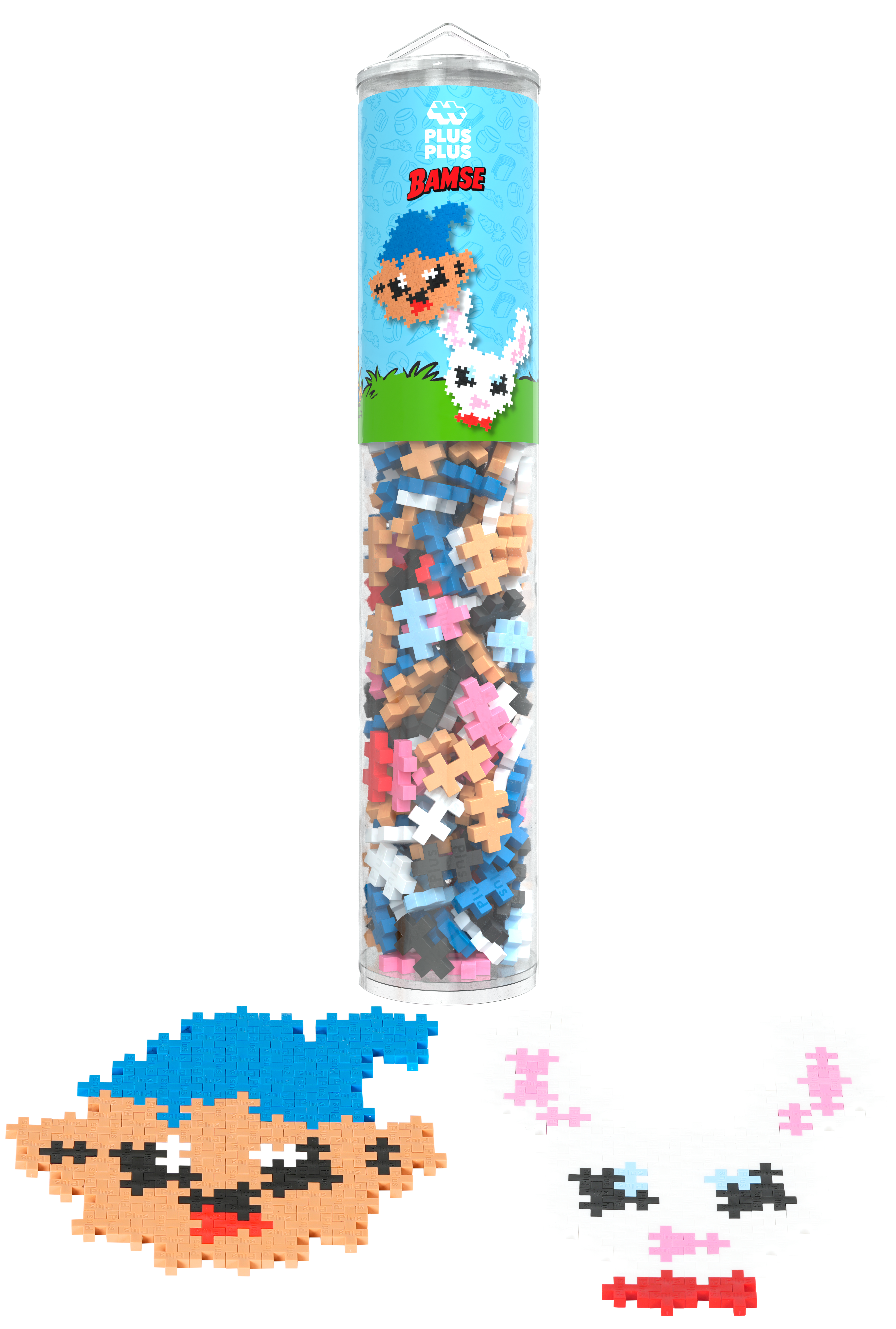 Plus-Plus Bamse & Lille Skutt 240 stk rör