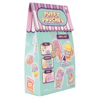 Puffy Pouches refillkit – gör 4 klämvänliga squishys