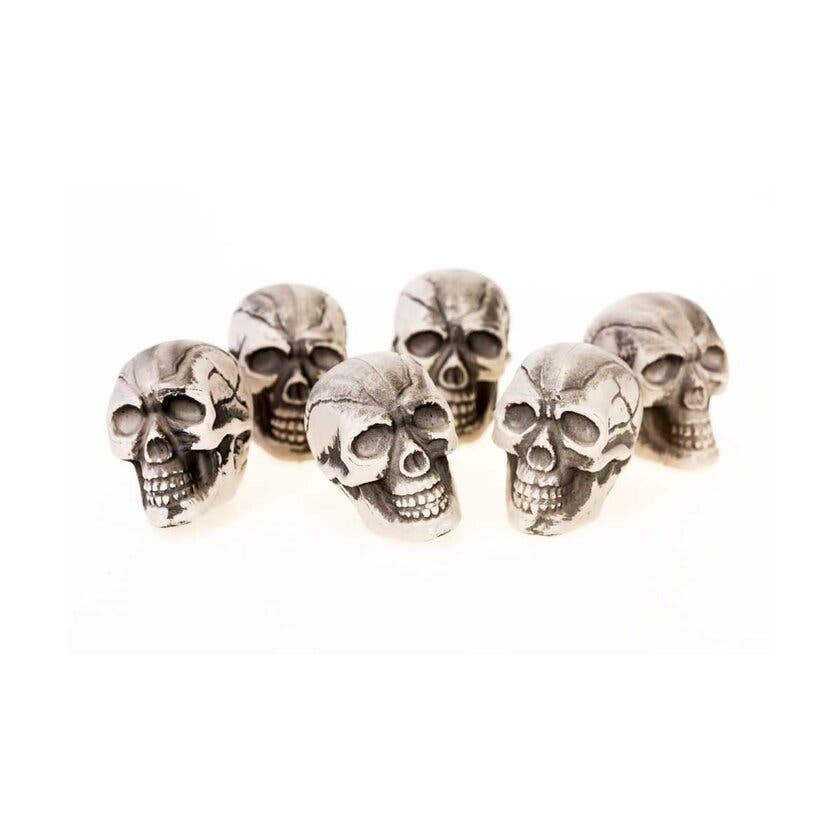 Halloween, Skulls 4 Cm 6 Pcs/Pss