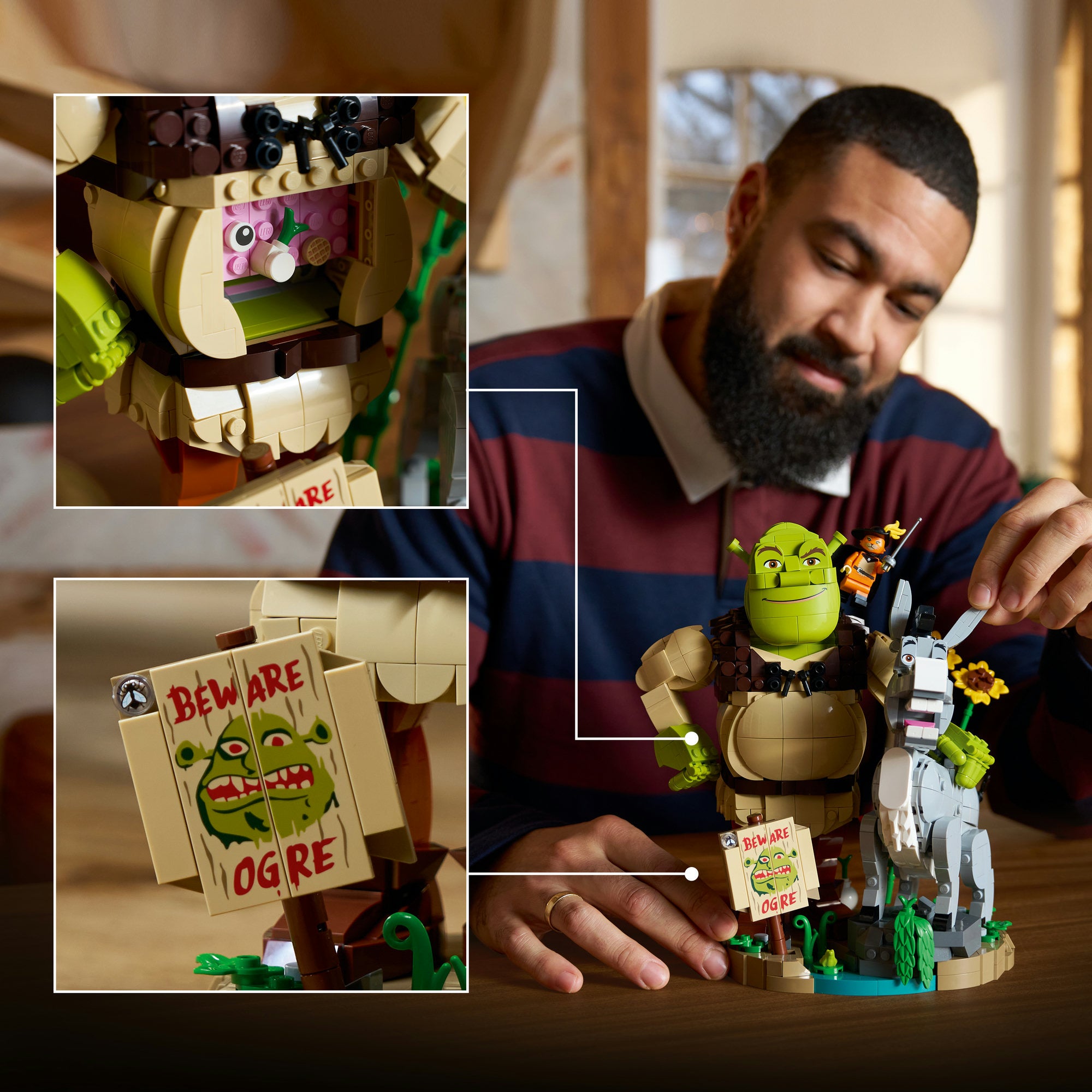 LEGO® Shrek: Shrek, Åsnan och Mästerkatten Figurset 72423