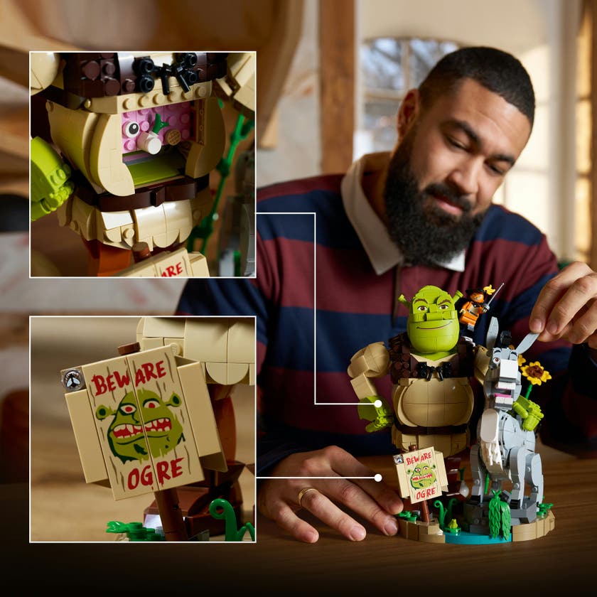 LEGO® Shrek: Shrek, Åsnan och Mästerkatten Figurset 72423
