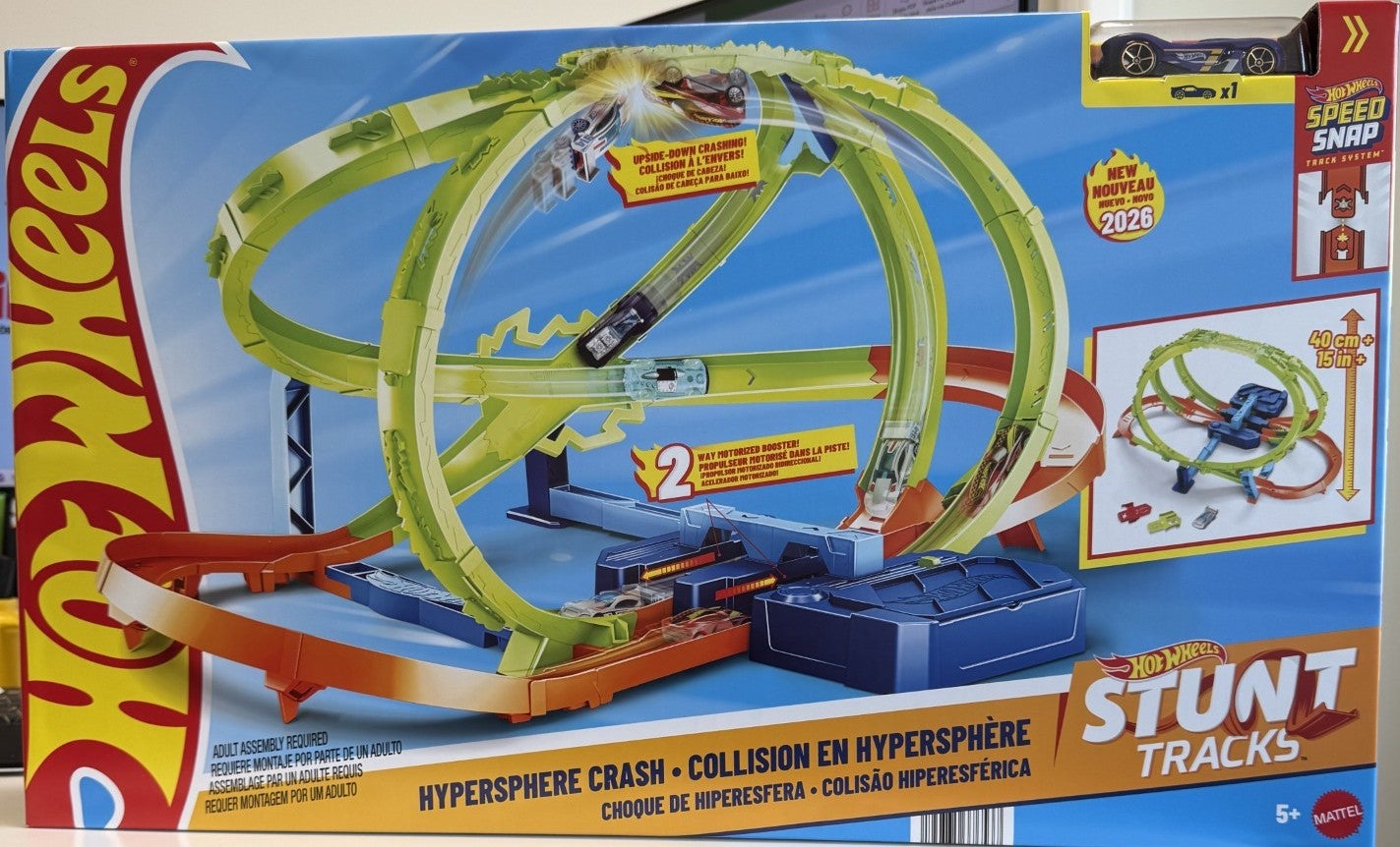 Hot Wheels Stunt Tracks Hypersphere Crash