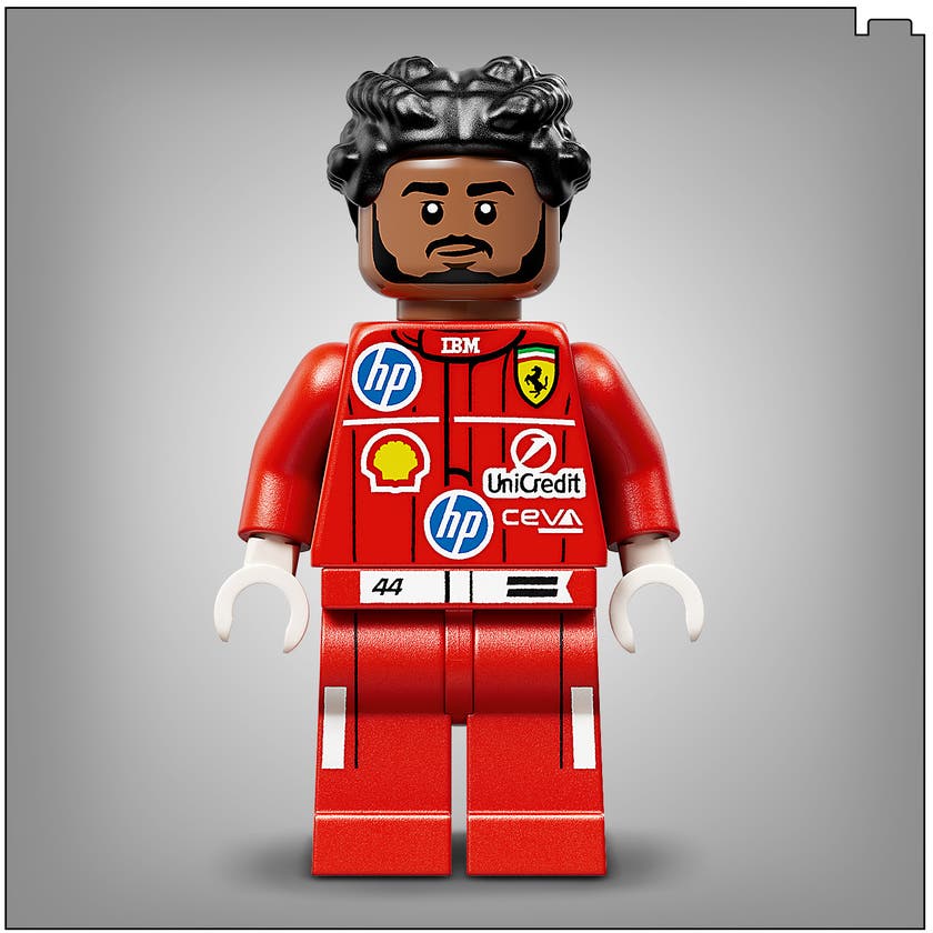 LEGO® Editions Scuderia Ferrari HP Lewis Hamilton hjälm 43022