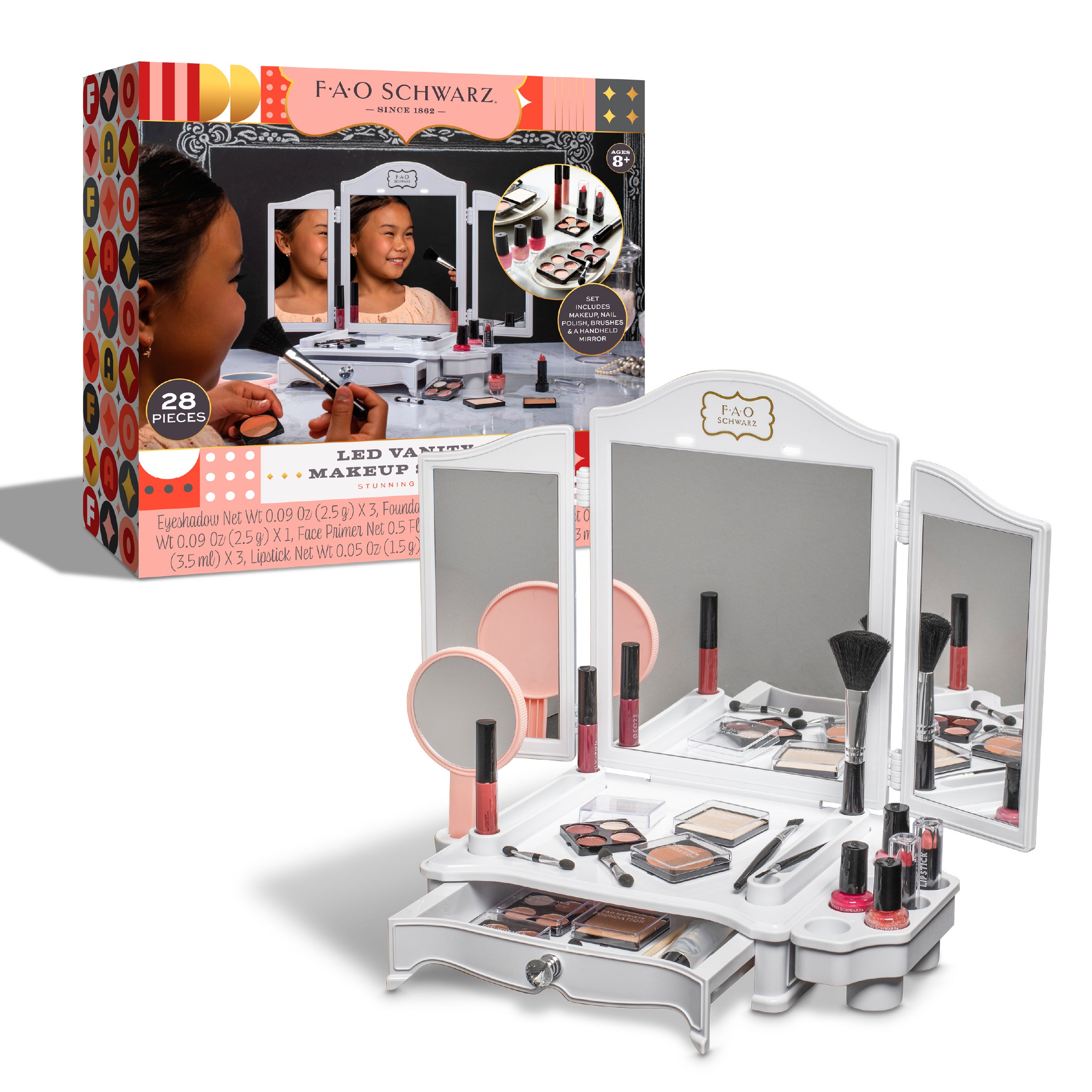 FAO SCHWARZ Vanity Makeup Studio 24 delar