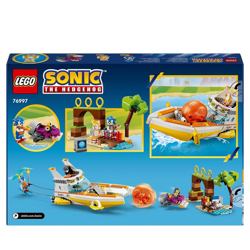 LEGO Sonic the Hedgehog 76997, Tails äventyrsbåt