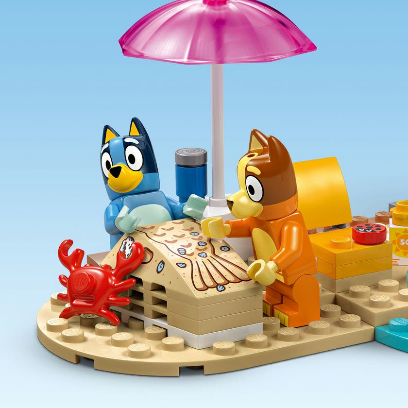 Bluey Blueys familjetur till stranden