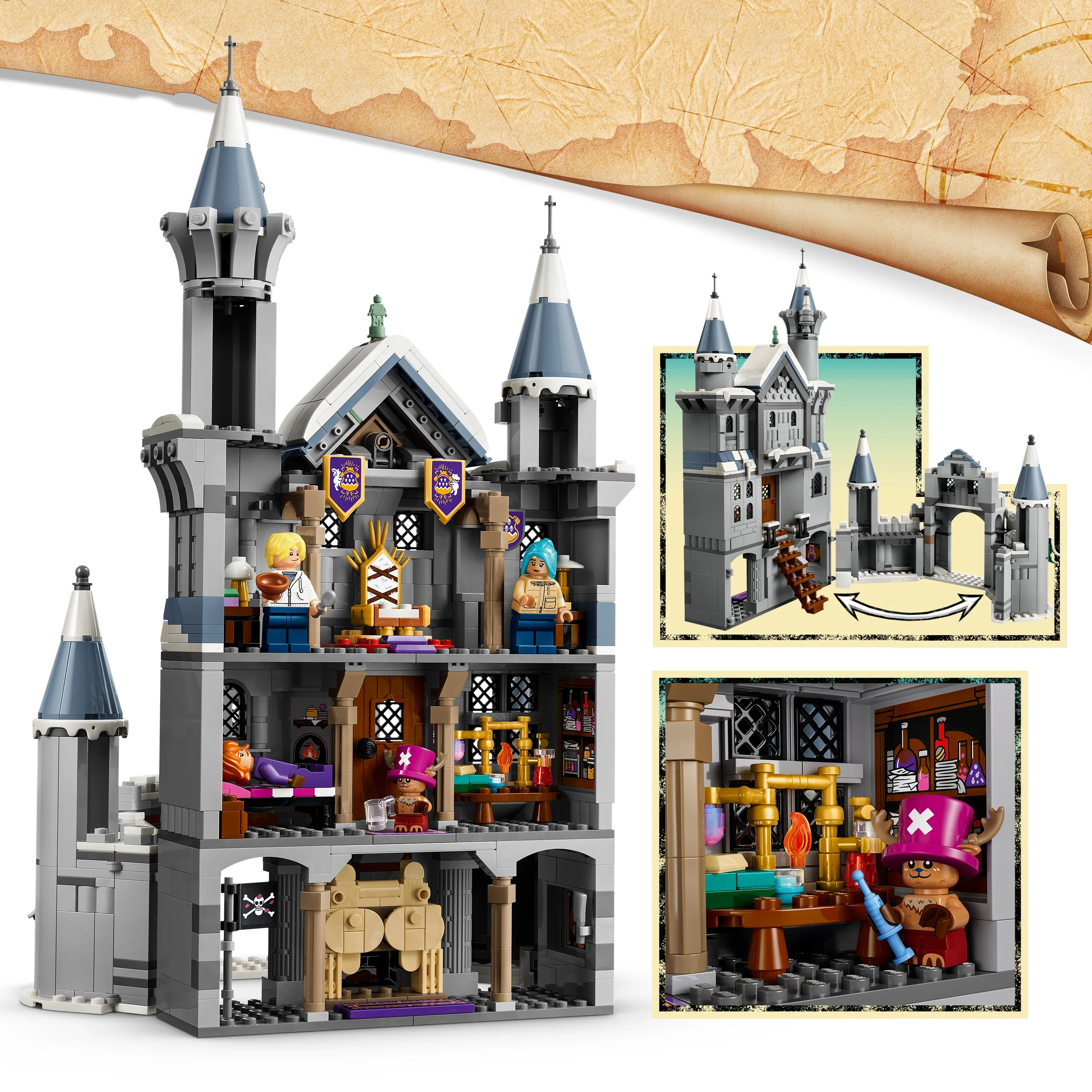 LEGO® ONE PIECE 75645, Strid vid Drum-slottet