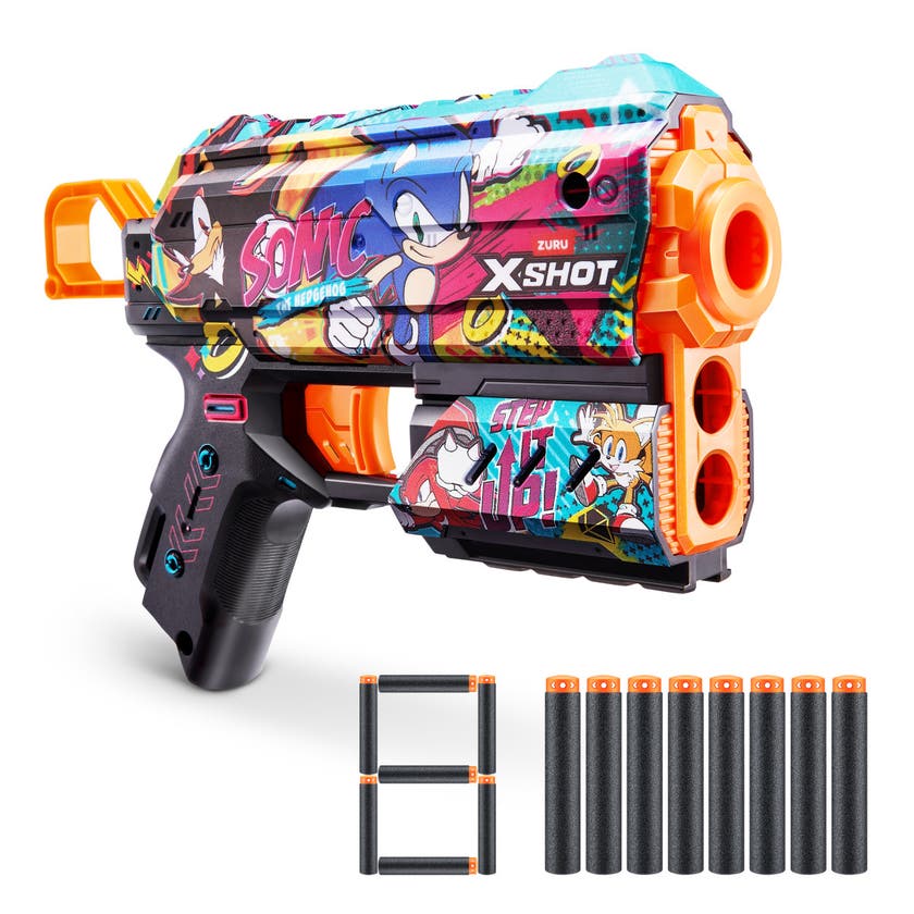 X-SHOT, SKINS-FLUX(8 Darts) SONIC