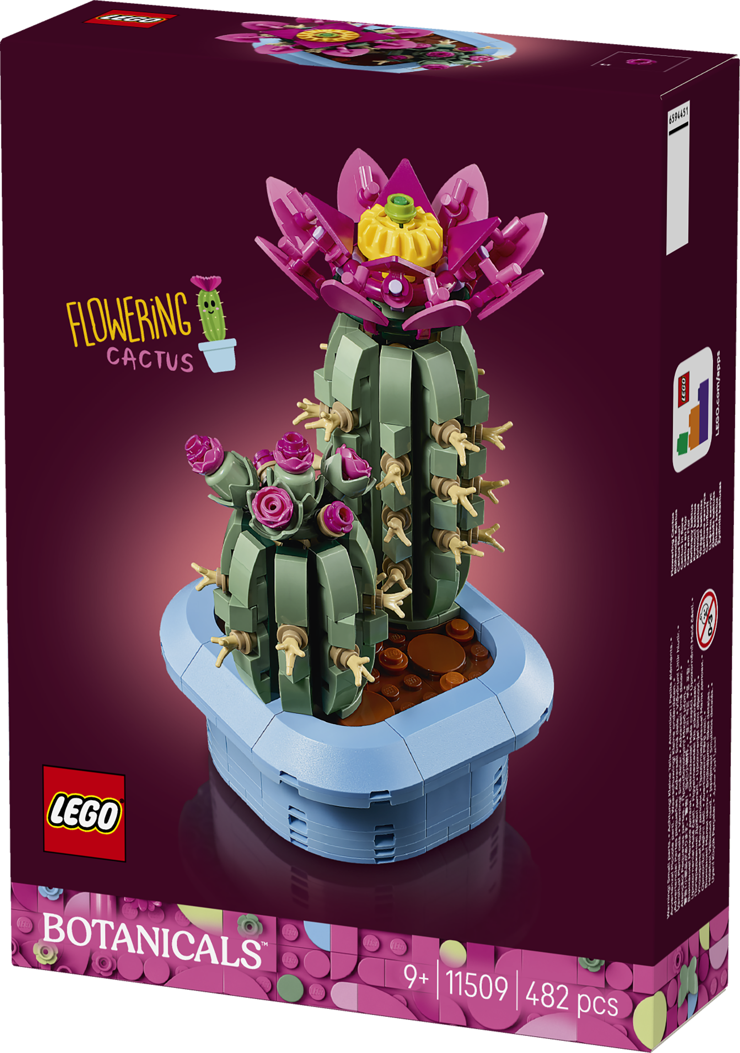 LEGO® Botanicals Blommande kaktus Växtprydnad 11509