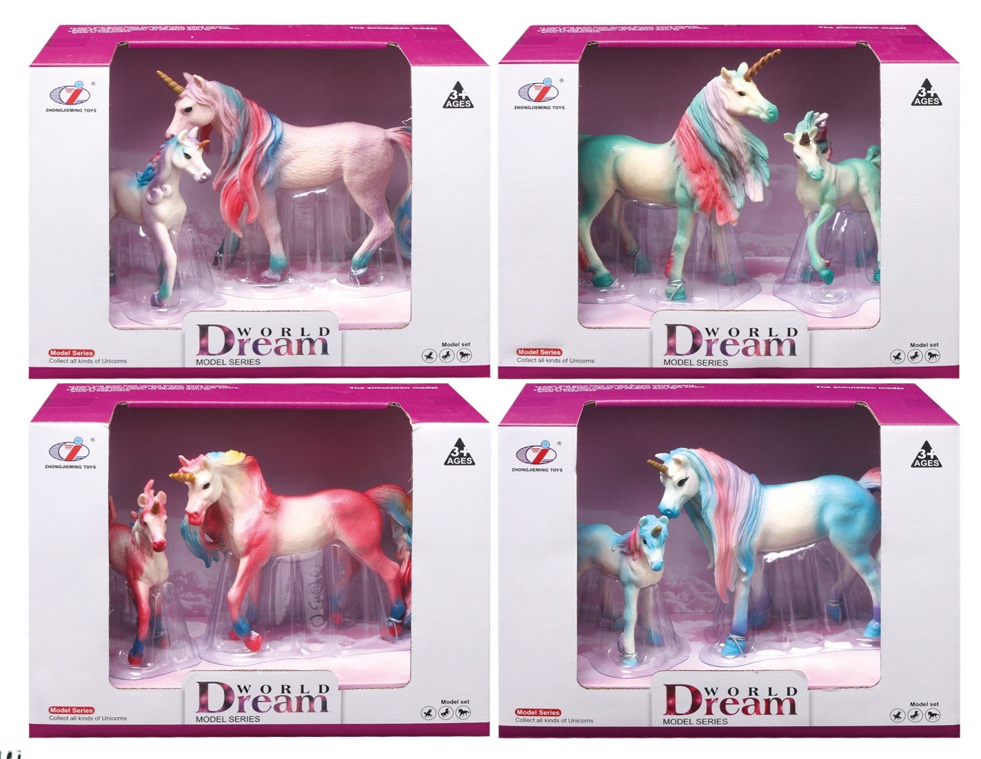 Animal Life - Unicorn med föl