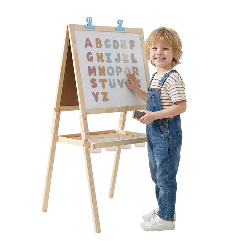 LAC Staffli i trä med tillbehör