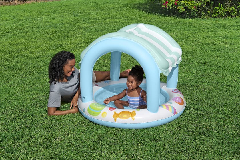 Bestway, Φ41" X H33"/Φ104M X H84Cm Sweet Shoppe Shaded Kiddie pool
