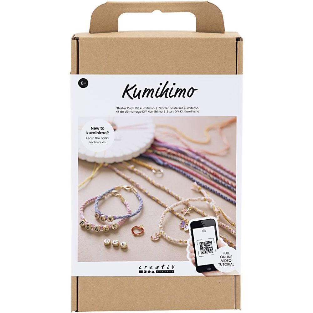 Start Diy Kit Kumihimo, Vänskapsarmband