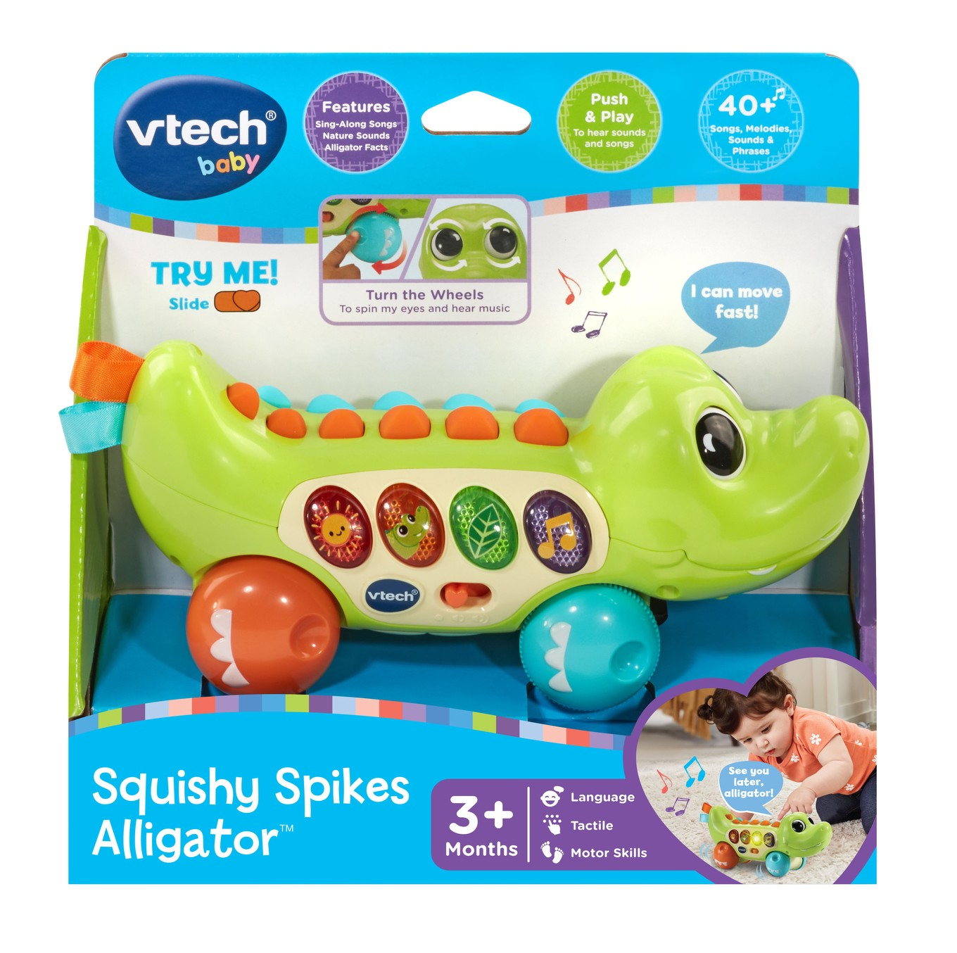 VTech Squishy Spikes Alligator