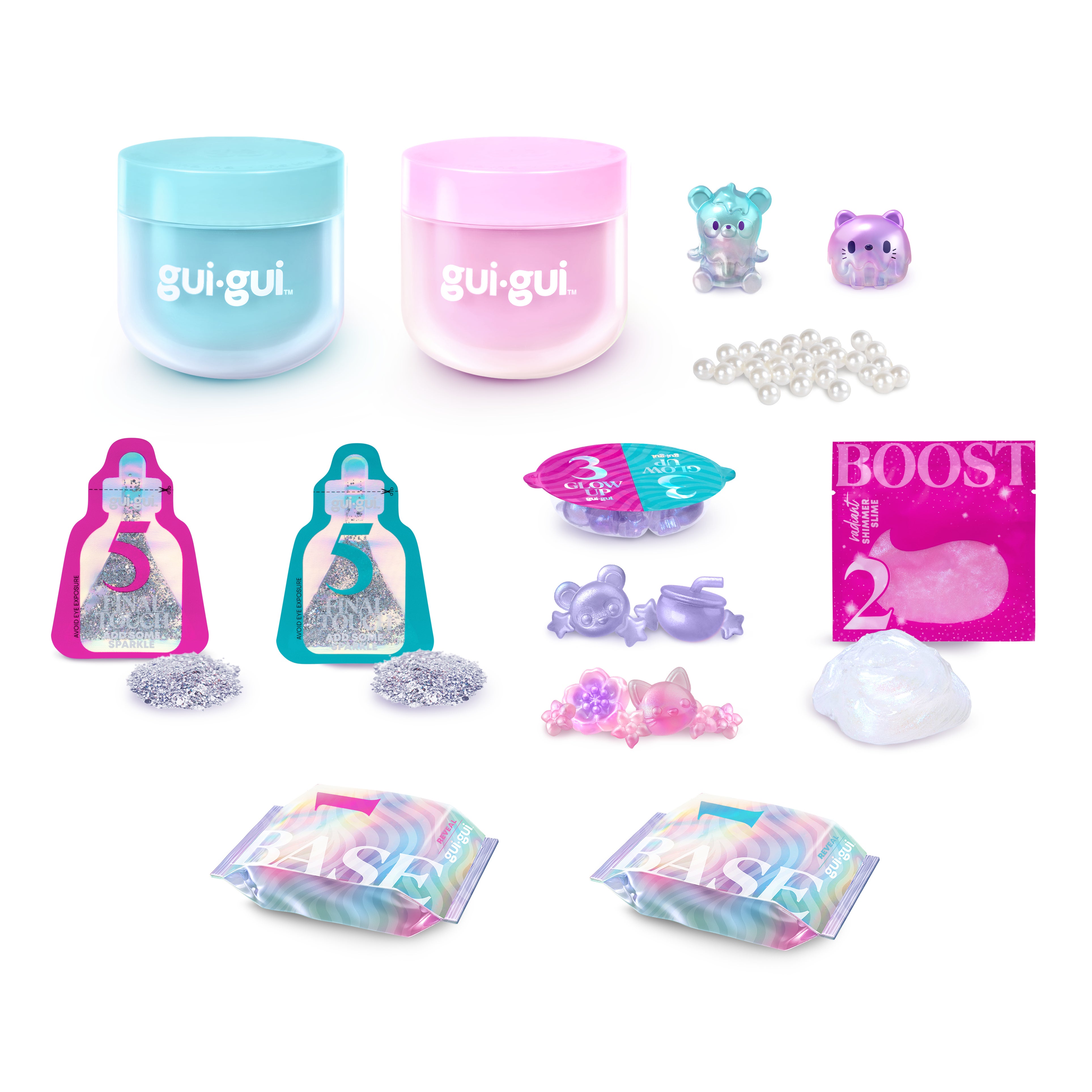 GUI GUI Deluxe 2-pack – slime med dofter och överraskningar
