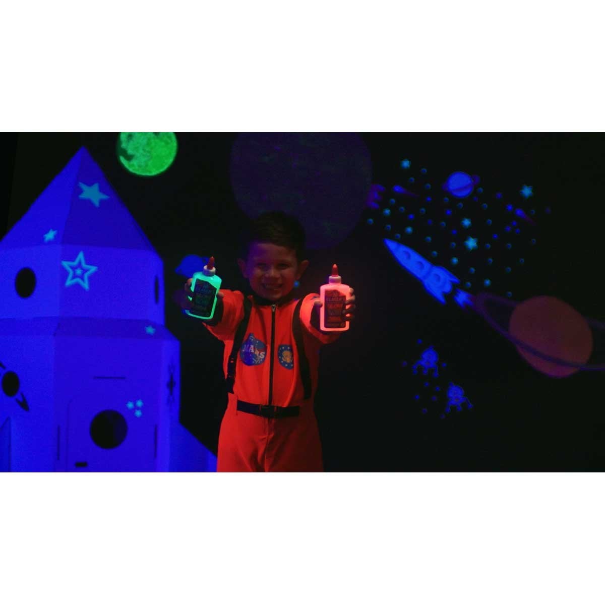 Elmer's 147 ml Glow in the Dark Liquid Glue Pink