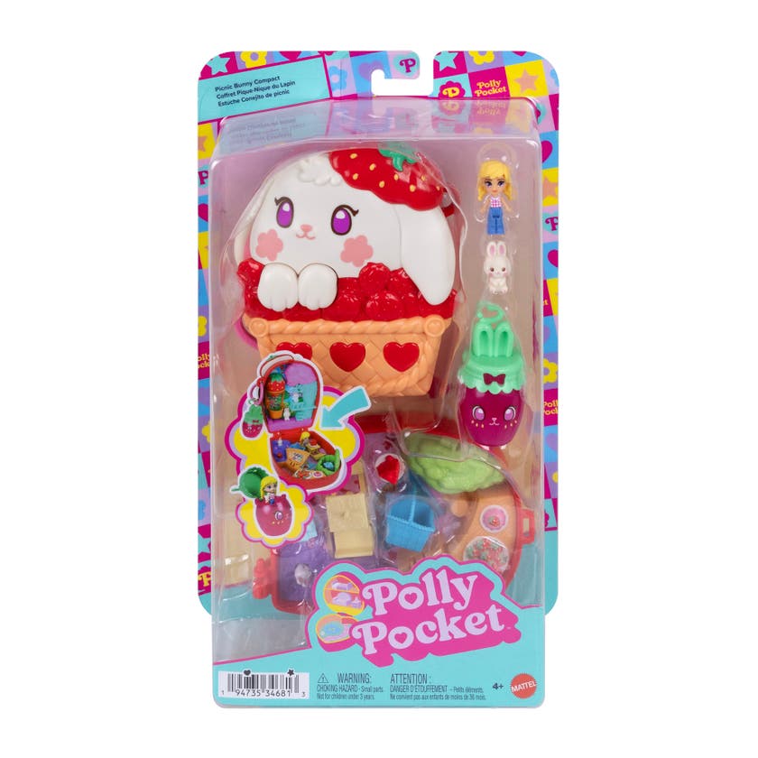 Polly Pocket Strawberry Bunny Basket