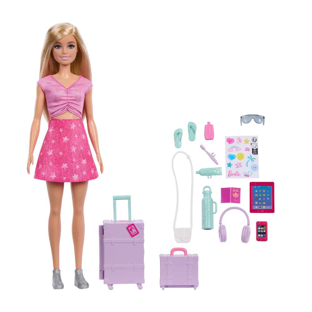 Barbie Limitless Adventure Malibu Modedocka med Resetillbehör