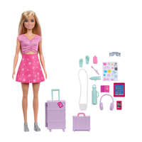 Barbie Limitless Adventure Malibu Modedocka med Resetillbehör