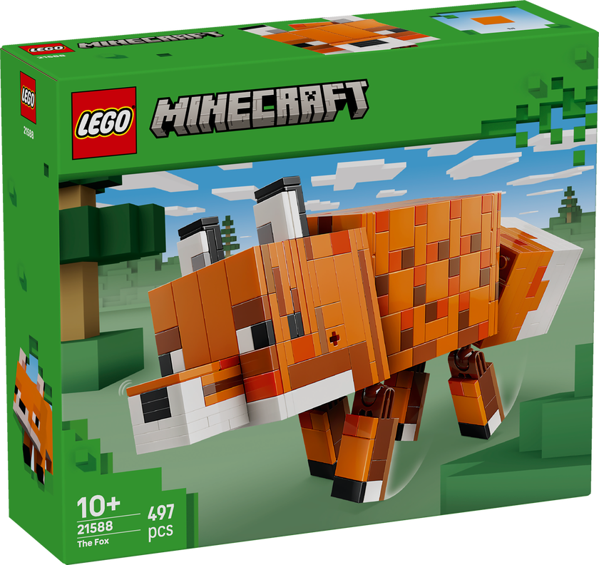 LEGO® Minecraft® Räven Presentleksak med spelprydnad 21588