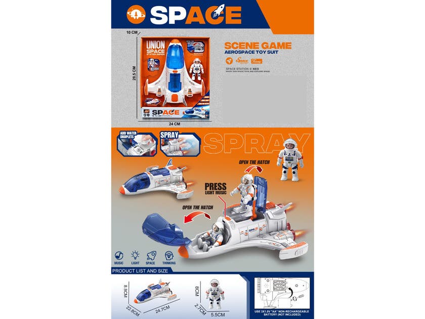 Rapid Speed - Rymdraket med ljud & ljus