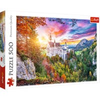 Trefl pussel 500 delar - Neuschwanstein slott, Tyskland