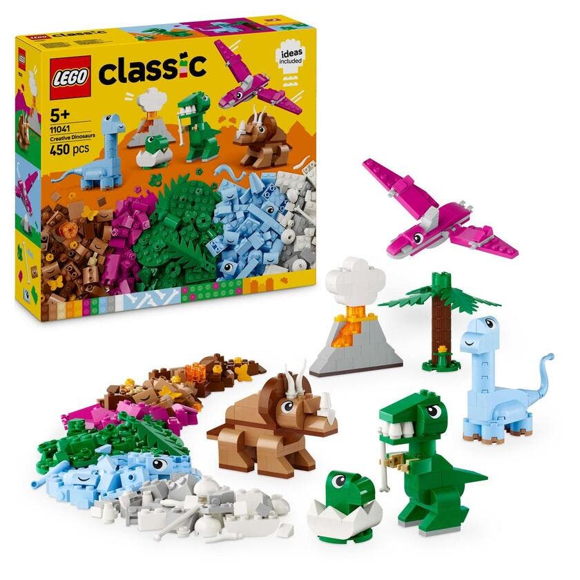 LEGO Classic 11041, Kreativa dinosaurier