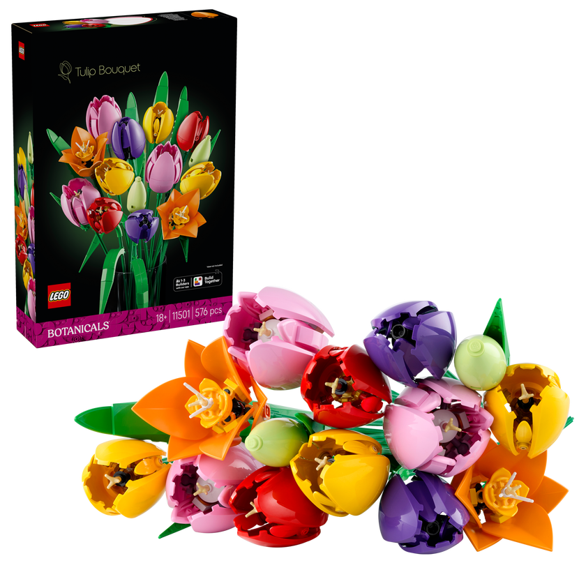 LEGO® Botanicals Bukett med tulpaner Blomsterprydnad 11501