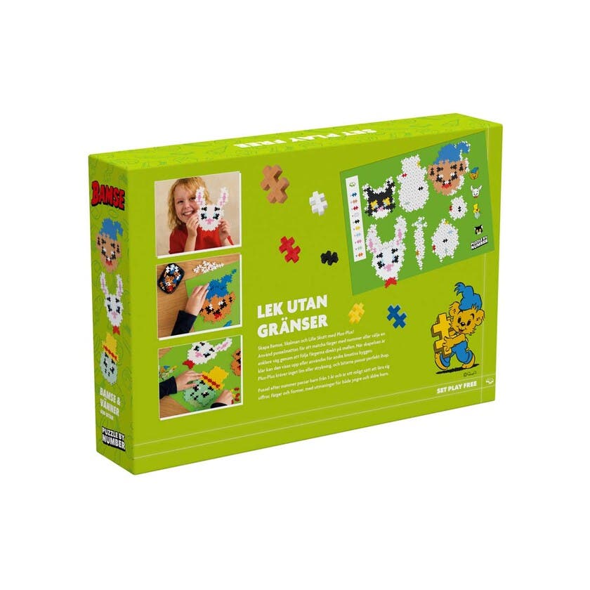 Plus-Plus Bamse & vänner 600 stk