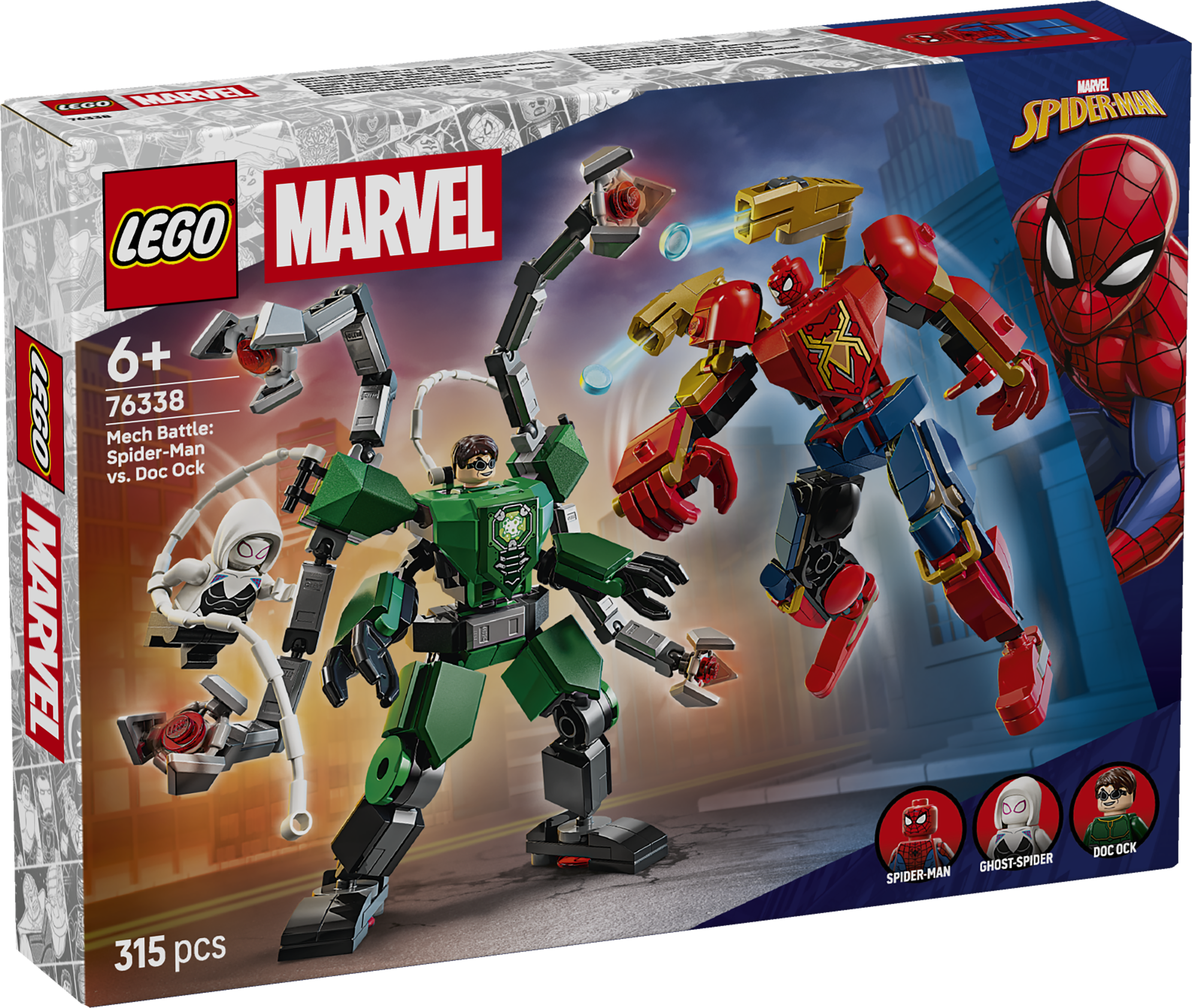 LEGO® | Marvel Robotstrid: Spider-Man mot Doc Ock 76338