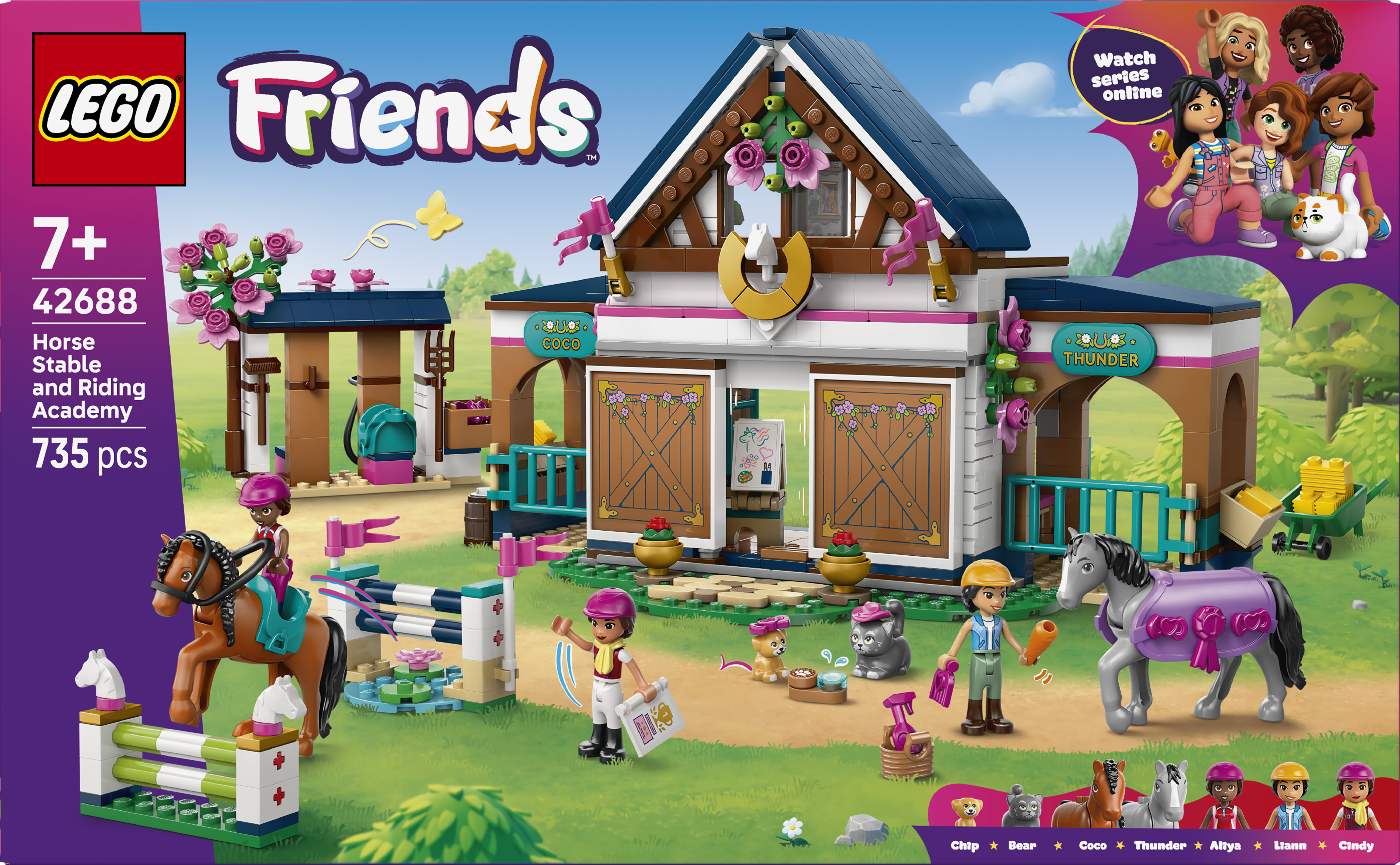 LEGO® Friends Häststall och ridskola Lekset 42688