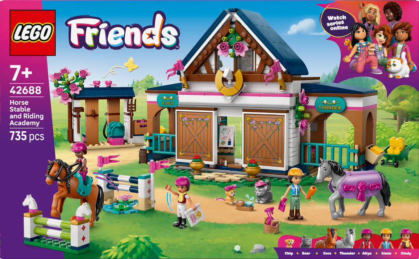 LEGO® Friends Häststall och ridskola Lekset 42688